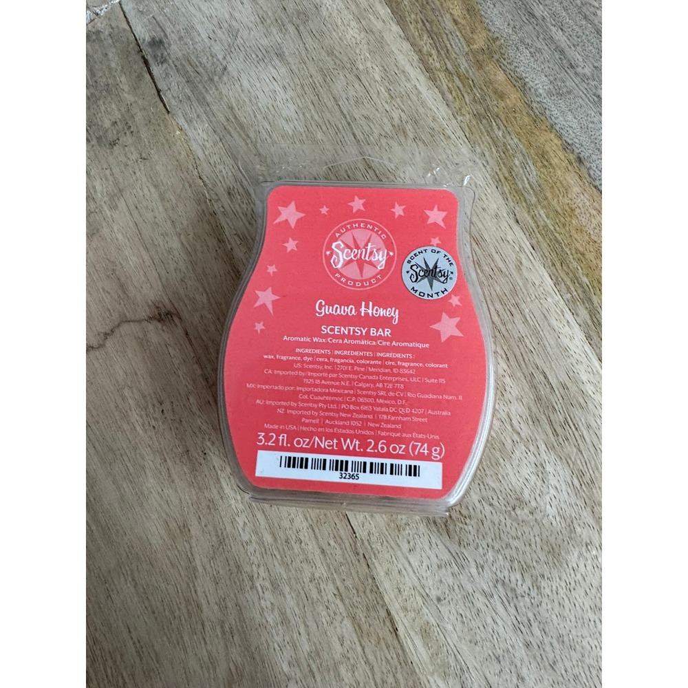Scentsy Bar Guava Honey Wax‎ Melts Scent of the Month 2.6oz 32365 NEW